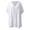 White, variant on Plus Size Swimwear Patchwork Flower Border Sun Bikini Smock Skirt Beach Outfits for Women,A,A