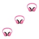 thumbnail image 2 of Tholdsy Auriculares plegables con cable de 3,5 mm para niños con micrófono, sonido estéreo HD, auriculares sobre la oreja para niños, rosa Type1 NO1, 2 of 6