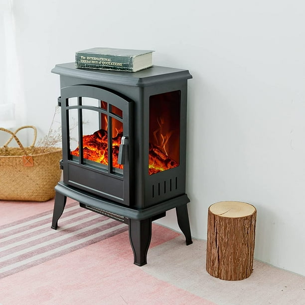 Portable shop wood fireplace