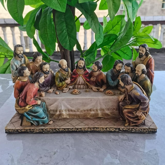 Estatua decorativa Yotijar católica cristiana Jesús 12 discípulos estatuilla de nacimiento de jesús