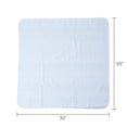 thumbnail image 5 of Parent's Choice Blue Sealife Cotton Flannel Receiving Blankets, 4 Pack, 5 of 6