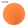 thumbnail image 3 of Uxcell EVA Sponge 42mm Exercise Flight Swing Practice Golf Foam Balls Orange 10 Pcs, 3 of 5