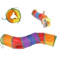 thumbnail image 1 of Foldable S-shaped Cat Tunnel Toy for Interactive Indoor and Outdoor Fun, 1 of 5