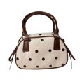 thumbnail image 3 of Bolso bandolera versátil con cremallera y correa ajustable para mujer. Bolso de mano para el trabajo. Beige, 3 of 8
