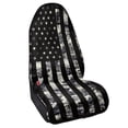 thumbnail image 2 of XYZCANDO Terry Cloth Car Seat Covers Waterproof, Compatible with Automotive Front Seats, Car Seat Towel Cover Fit for Cars Vehicle(Camouflage American Flag Design 1pc), 2 of 7