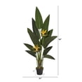 thumbnail image 4 of Nearly Natural P1308 4.5 Po. Plante Artificielle Oiseau de Paradis - Toucher Réel, 4 of 4