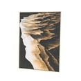 thumbnail image 6 of 36" x 47" Ombre Textured Abstract Framed Wall Art with Brown and Cream Accents, by DecMode, 6 of 9