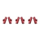 thumbnail image 4 of Eigraketly 1 par de piezas de freno de bicicleta, piezas de bicicleta, zapatas de freno para reparación, rojo/negro Negro rojo 3piezas, 4 of 6