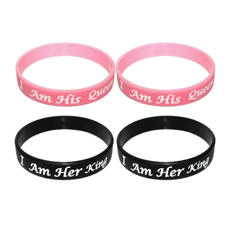 Couples cheap silicone bracelets