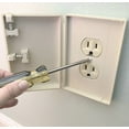 thumbnail image 2 of Child Be Safe (1-Pack) Child and Pet Proof Wall Outlet Cover, Ivory, 2 of 9