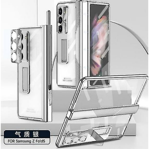 Z Fold 5 Case With Pen,plating Magnetic Hinge Protection For Samsung Galaxy Z Fold 5 With Pen Holder