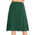 thumbnail image 3 of Stretch Is Comfort Women's Knee Length A-Line Flowy Skirt | Adult Xsmall- 5x, 3 of 6