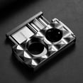 thumbnail image 5 of Cigar Cutter Multi-Functional Sharp Stainless Steel Cigar Cutter Knife V-Shaped Scissors Straight Snips with Cigar Drill Cigar Holder,磨砂灰色, 5 of 12