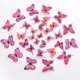 thumbnail image 2 of Mezclado de 12 piezas 3D mariposa rosa pegatinas de pared decoración arte decoraciones MFZFUKR HMHZ314-3, 2 of 5