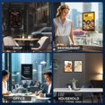 thumbnail image 6 of 20 Piece Magnetic Sign Holder Set 8.5 x 11'' Letter Size Magnetic Picture Frame Adhesive Frames, 6 of 7