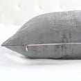 thumbnail image 6 of Home Soft Things Textured Velvet Pillow Covers (Set of 2), - Steeple Gray - 26" x 26", 6 of 6