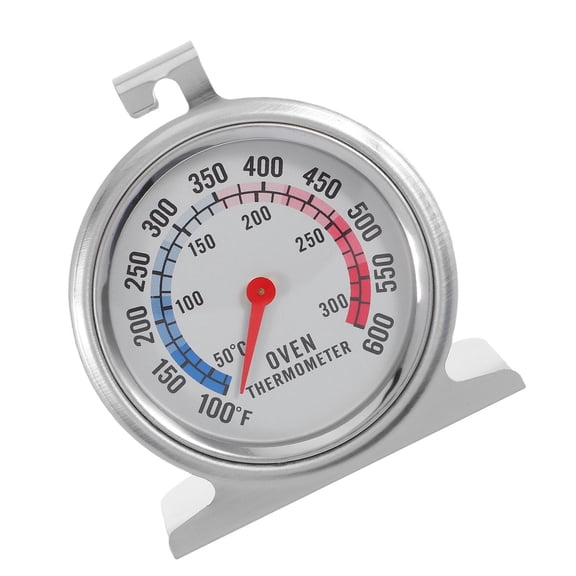 OULII Compact Metal Oven Thermometer, Precise Temperature Readings, Ideal for