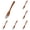 6 Pack Brown, variant on Wood Soup Fork Set,Natural Wood Eating Utensils Wooden Flatware for Kindergarten,Elementary School Students,Eco Friendly Wood Cutlery Wooden Dinner Fork