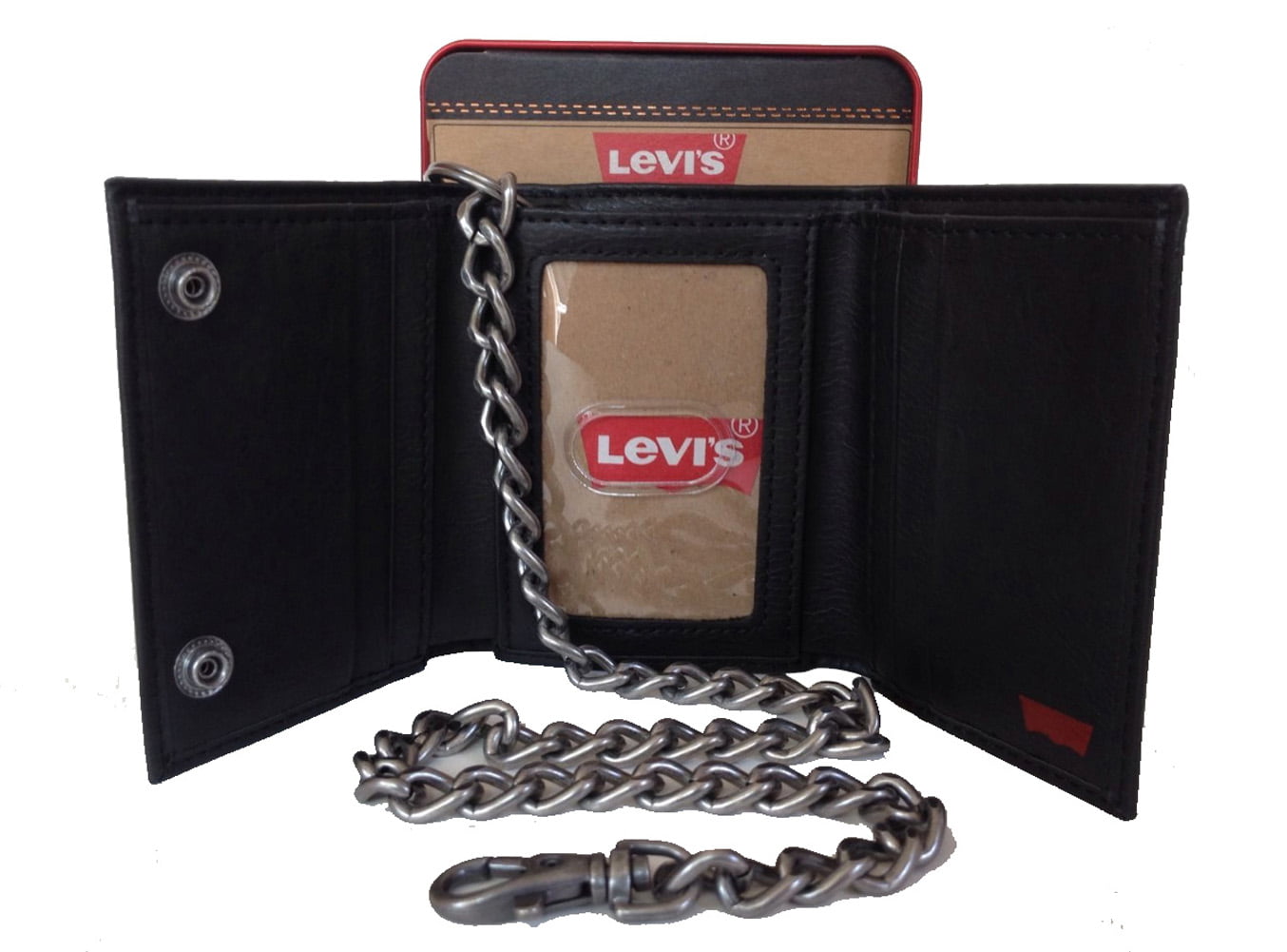 Levi's Trifold w/Chain Wallet 