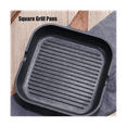 thumbnail image 5 of Grill Pan for Stove Tops, Nonstick Induction Aluminum Steak Bacon Frying Gas, Ceramic,24cm, 5 of 5
