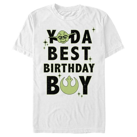 Star Wars Men's Yoda Best Birthday Boy Rebel Logo (The Best Of Boyz Ii Men)