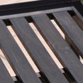 thumbnail image 4 of Noble House Lilo Outdoor Durable Acacia Wood Bench - Dark Grey, 4 of 7