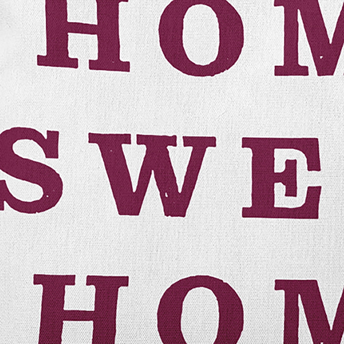 Simply Daisy 14x20-inch Rectangle Home Sweet Home Poly Indoor Pillow, Maroon Red Qty 1