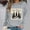 Gray⑤, variant on MexChoioe Women Long Sleeve Pullover Sweatshirt Crew Neck Halloween Front Graphic for Casual Fall Outings Hooded Sweatshirt