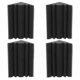 thumbnail image 2 of 4Pcs Useful Corner Bass Trap Sound Absorbing Acoustic Foamed Tile for Studio, 2 of 4