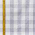 thumbnail image 2 of Fabric Mart Direct Light Purple, Ivory Cotton Fabric By The Yard, 55 inches or 140 cm width, 20 Continuous Yards Ivory Cotton Fabric, Gingham Checks, Upholstery Drapery Shower Curtain Wholesale Fabric, 2 of 8