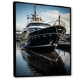 thumbnail image 2 of Designart "Port Dockside gracefulness I" Nautical & Beach Floater Framed Wall Art Print, 2 of 7