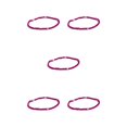thumbnail image 1 of Guardurnaity Pulseras de tobillo con cuentas de arroz, cadenas de tobillo simples creativas, tobilleras multiusos hechas a mano delicadas para treinta y ocho 5piezas, 1 of 6