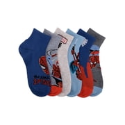 Spiderman Ankle Socks, 6-Pack, Boys Sizes M Boys