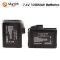 thumbnail image 1 of Savior Heat Rechargeable 7.4V 3000mAh Electric Li-Polymer Battery Replacement for Heated Gloves,Mittens,Socks, 1 of 6