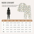 thumbnail image 3 of KLL Labrador Retriever Dog Print Women's Long Sleeve Pajamas with Pants Sleepwear Loungewear 2 Set-Medium, 3 of 7