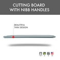 thumbnail image 3 of Dexas Nib Board, Smoke Blue, 10.5 x 16.75 inch, Kitchen Cutting Board, 3 of 3
