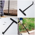 thumbnail image 4 of KAKOWELY 2Set Utility Manhole Hook Tool Stainless Hook for Maintenance Work Black for Adults, 4 of 7