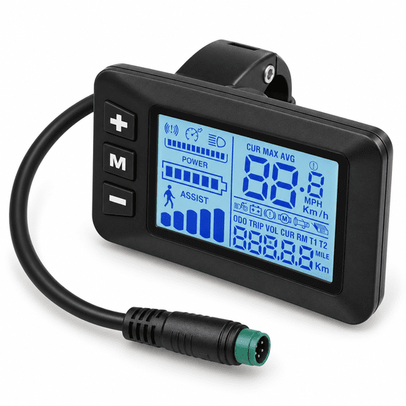 24V/36V/48V LCD Display GD01 5 Pin Display for Electric Bike