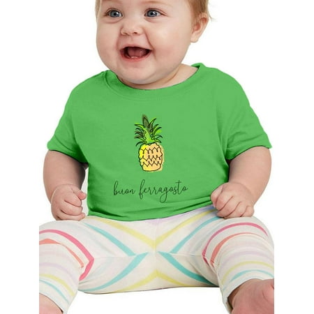 

Buon Ferragosto Pineapple Doodle T-Shirt Infant -Image by Shutterstock 12 Months