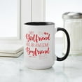 thumbnail image 4 of CafePress - Girlfriend Has Awesome Boyfriend Large Mug - 15 oz Ceramic Large White Novelty Mug, 4 of 4