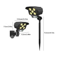 thumbnail image 4 of NARABB Simulated Monitoring Fake Camera Solar Induction Wall Lamp LED Strong Light Antis Theft Street Lamp Remote Control Wireless Monitoring, 4 of 7