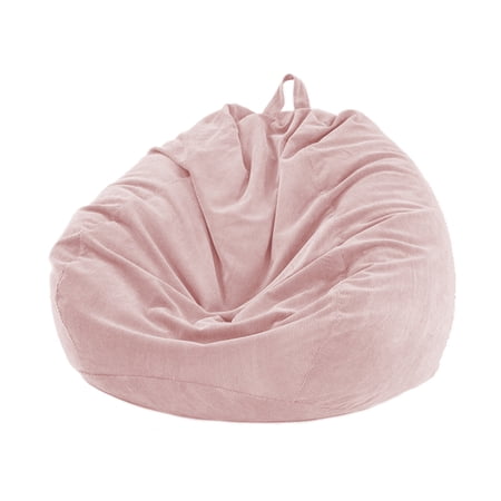 Gureui Bean Bag Sofa Chairs Cover, Lazy Water Drop Shape Corduroy Home Sofa Cover Furniture Unfilled Lounge Accessory for Adults Kids Toys Stuffed Storage