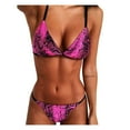 thumbnail image 2 of EGNMCR Bikini Set Women's Print Brazilian Bikini High Cut Bikini Set Two Piece Swimsuit, 2 of 6