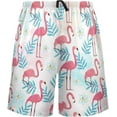 thumbnail image 2 of GZHJMY Flamingo Pajama Pants Short for Men, Lounge Pants Lightweight Men Pajama Bottoms with Drawstring Pockets, Christmas New Year Birthday Gifts, XX-Large, 2 of 7
