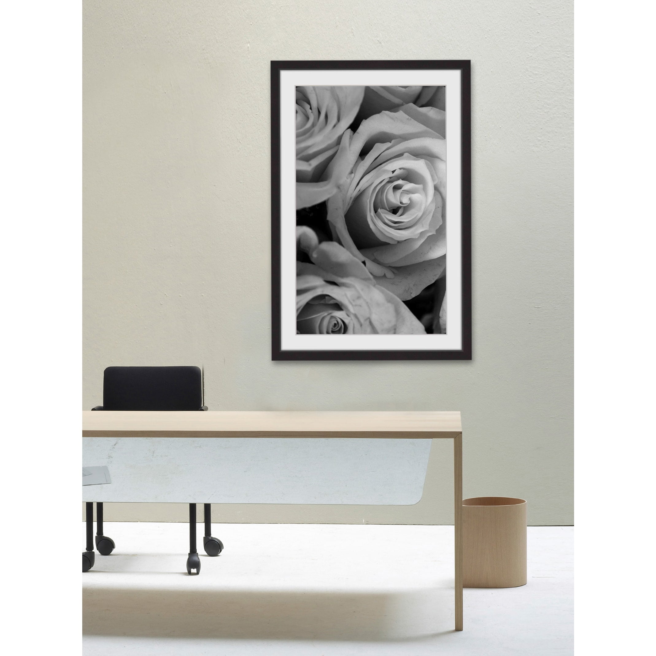 The Eyes of the Rose Framed Painting Print