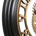 thumbnail image 3 of La Crosse Clock 20 inch Bronze Antiqued Gears Vintage Quartz Analog Wall Clock, 404-3051C, 3 of 5