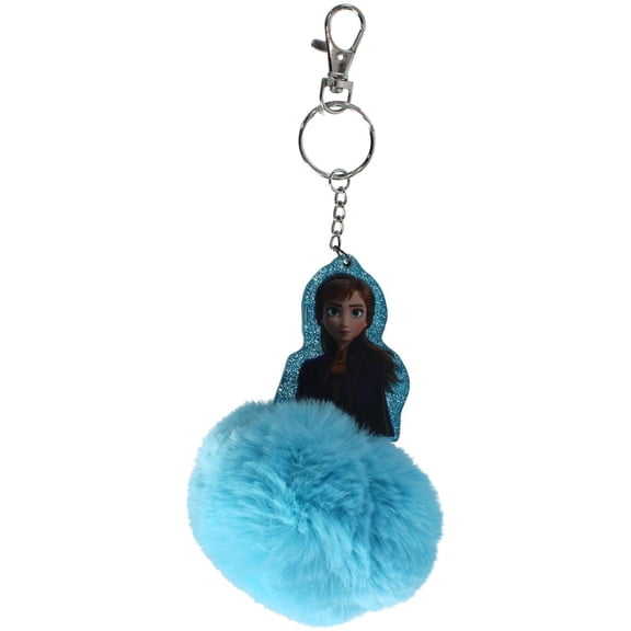 Textiel Trade Kid's Disney Frozen Ana & Elsa Keyring/Bag Charm with Pompom