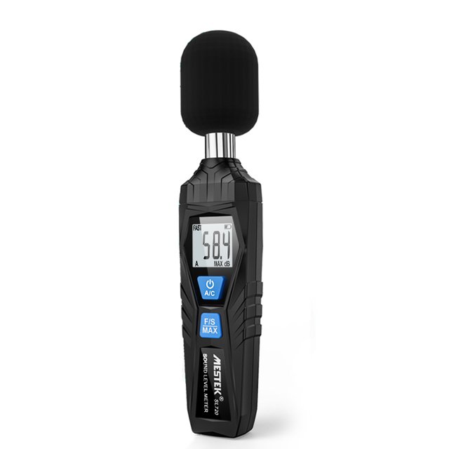 Mestek SL720 30 ~ 130dB Medidor Detector de ruido Instrumento de medición Mini medidor de n Abanopi Detector de ruido