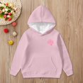 thumbnail image 4 of CONZONE Hoodies for Toddler Girls Long Sleeve Hooded Sweatshirts for Girls Graphic Cozy Fall Winter Pullover Hoodies With Pocket Size 4-5 Years, 4 of 6