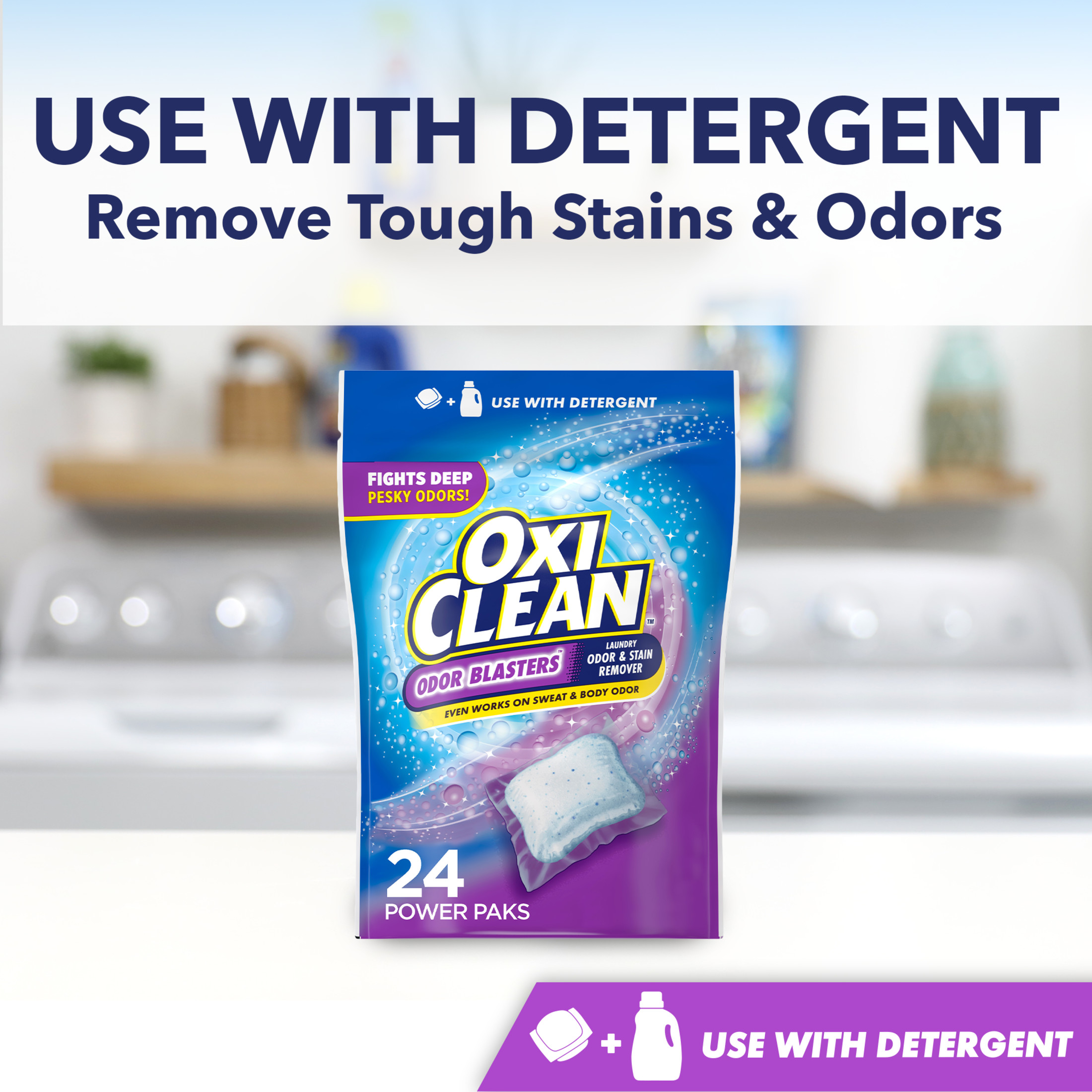 OxiClean Odor Blasters Stain Remover Power Paks, 24 Count photo 3